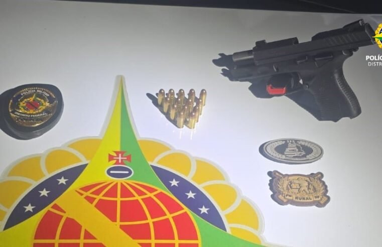 PMDF prende autor de disparo de arma de fogo na zona rural de Brazlândia