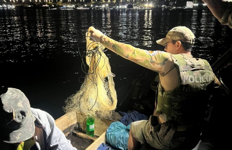 Polícia Ambiental flagra pesca ilegal no Lago Paranoá e apreende armadilhas irregulares