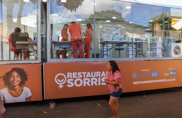 Programa odontológico do GDF atende mulheres em situação de vulnerabilidade no Itapoã até 13 de junho