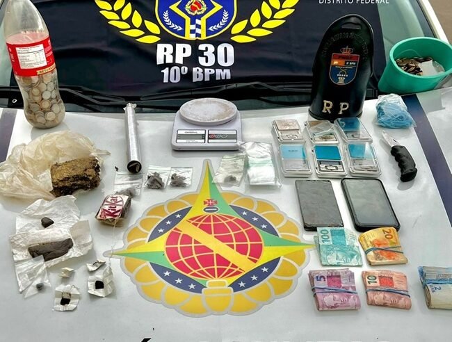 Adolescente é apreendido com grande quantidade de drogas no Sol Nascente