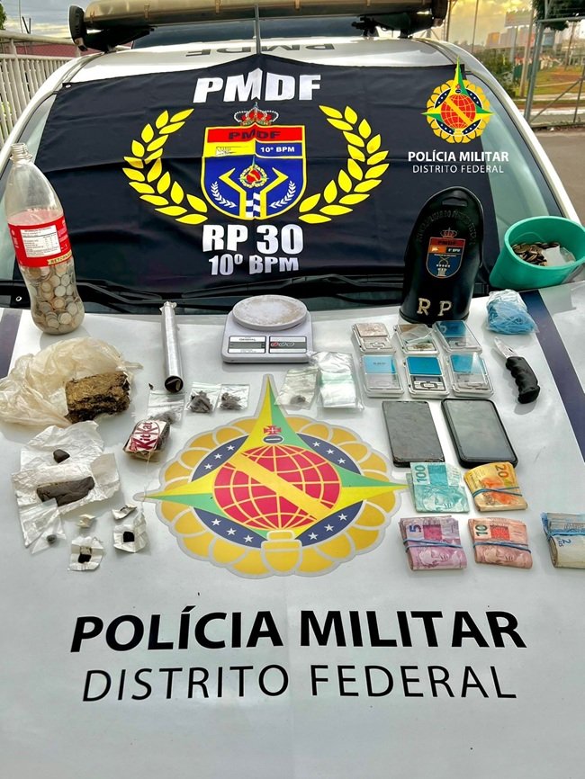 Adolescente é apreendido com grande quantidade de drogas no Sol Nascente