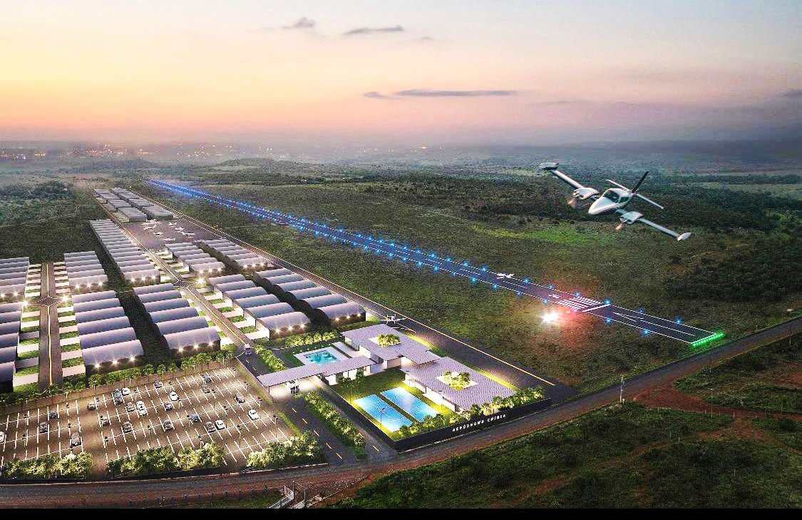 Aeródromo em Águas Lindas atrai investimento chinês Aeródromo em Águas Lindas atrai investimento chinês