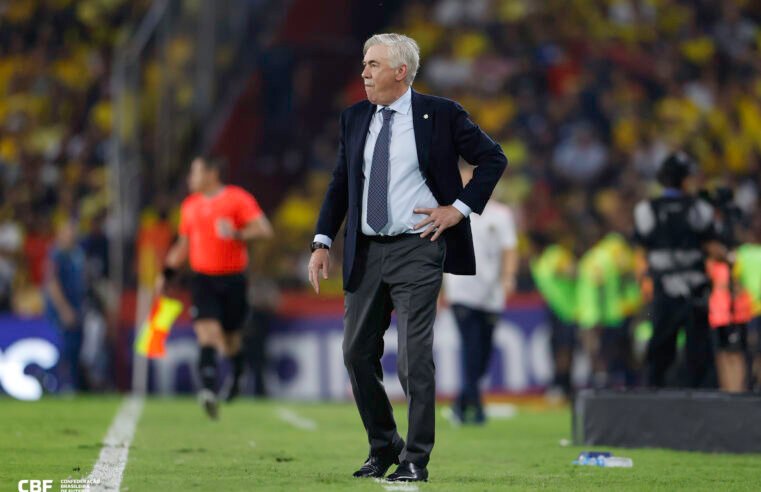 Ancelotti valoriza defesa, mas admite baixa produção da seleção no ataque