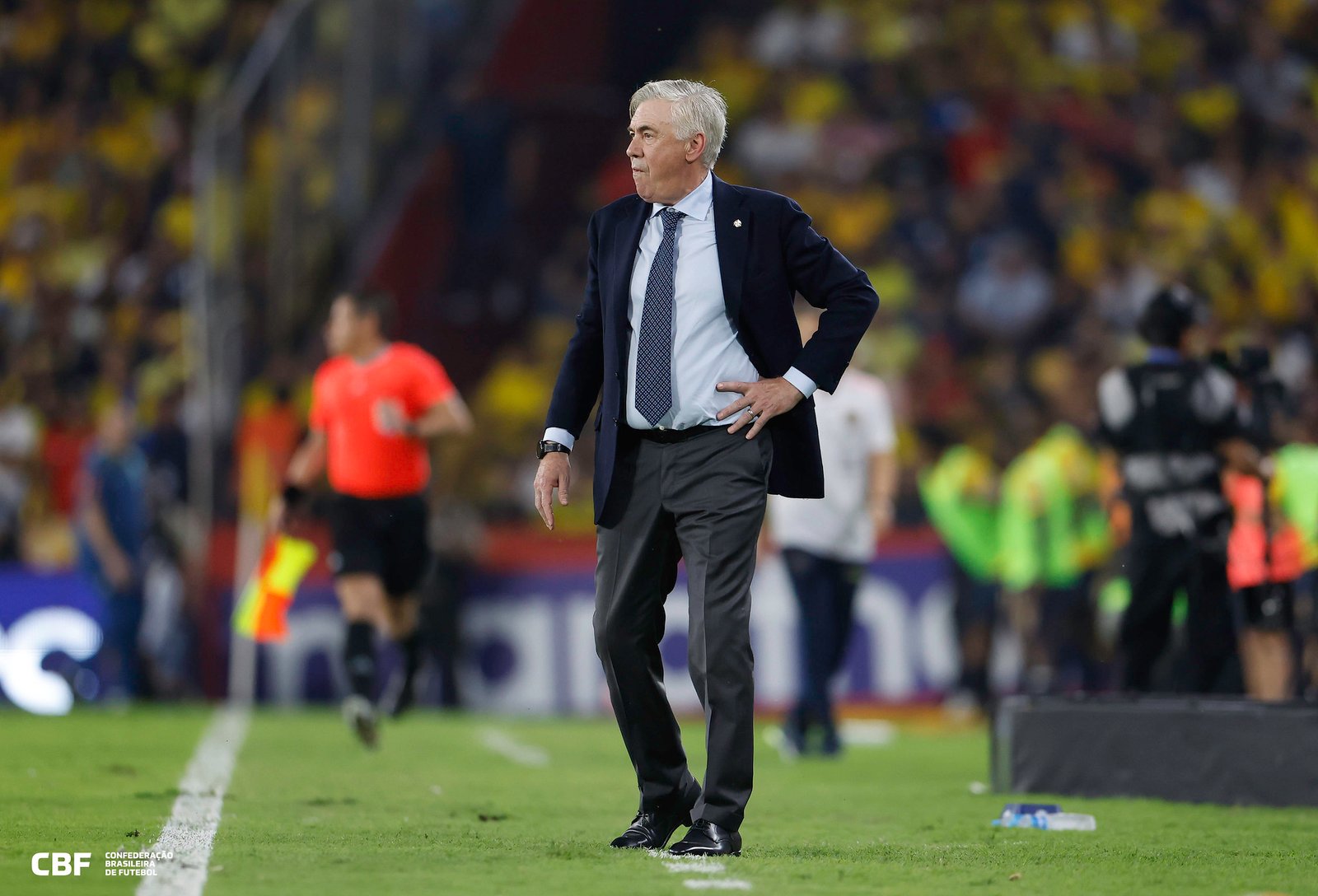 Ancelotti valoriza defesa, mas admite baixa produção da seleção no ataque Ancelotti valoriza defesa, mas admite baixa produção da seleção no ataque