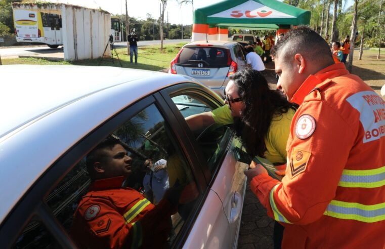 Blitz educativa chama atenção para prevenção de incêndios durante a seca