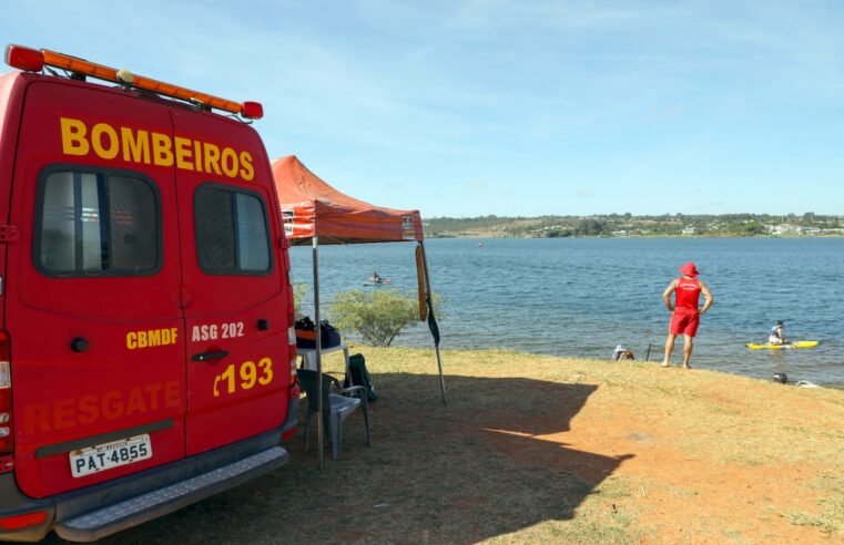 Bombeiros reforçam segurança no Lago Paranoá com novos postos de socorro