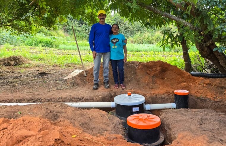 Começa a implantação de fossas sépticas biodigestoras em áreas rurais