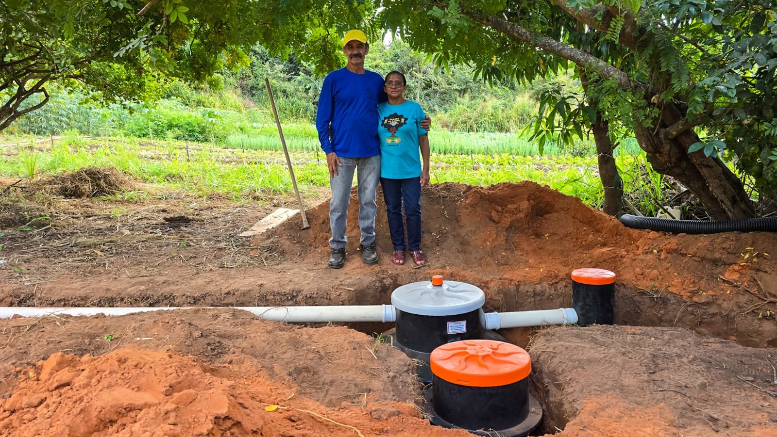Começa a implantação de fossas sépticas biodigestoras em áreas rurais Começa a implantação de fossas sépticas biodigestoras em áreas rurais