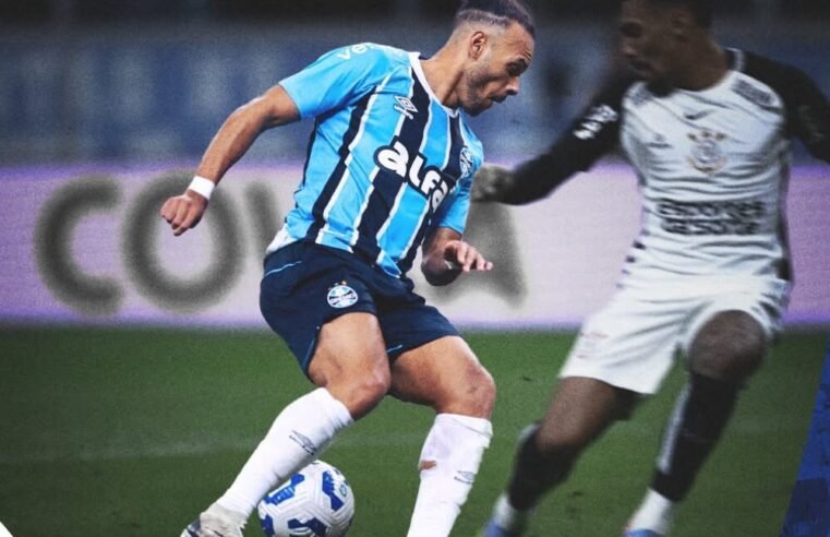 Corinthians desfalcado arranca empate do Grêmio com golaço de Bidon