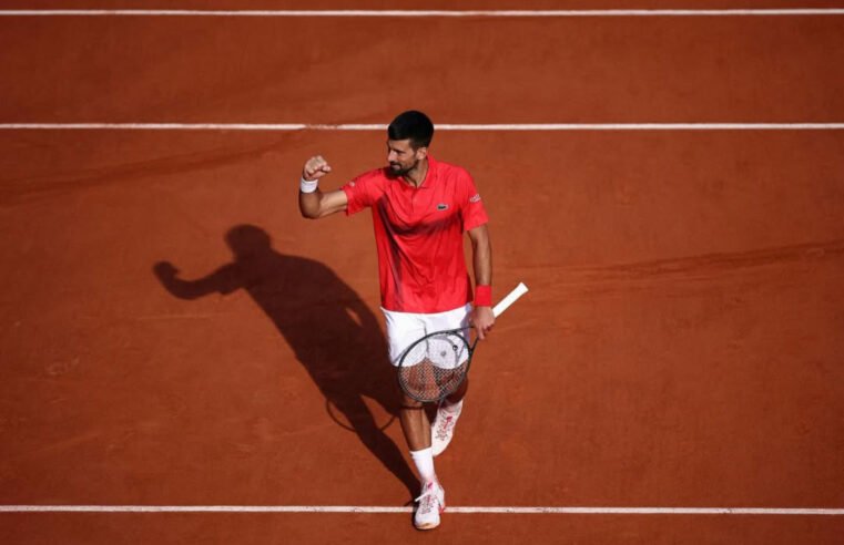 Djokovic vence Norrie e avança pela 19ª vez às quartas em Roland Garros