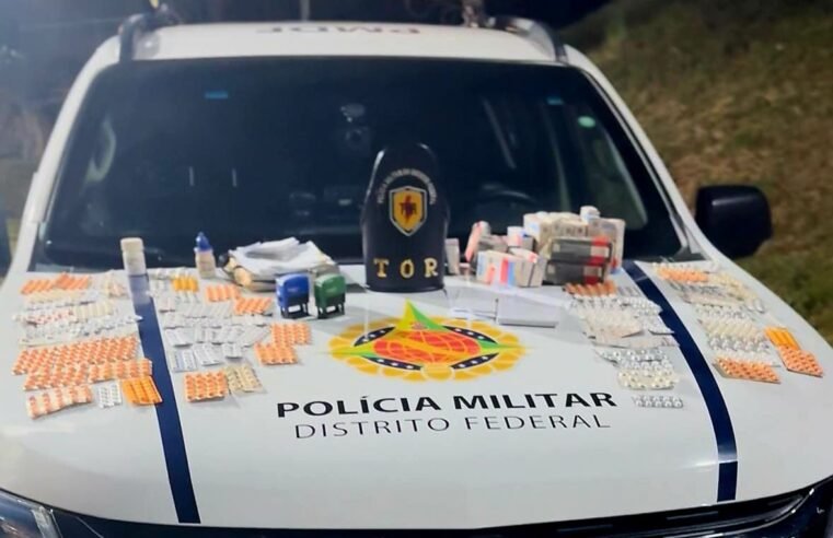 Falso médico é preso com medicamentos controlados e carimbos em Brazlândia
