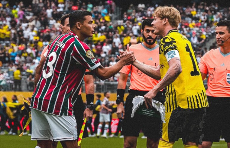 Fluminense pressionou, mas empata sem gols com o Dortmund na estreia na Copa de Clubes