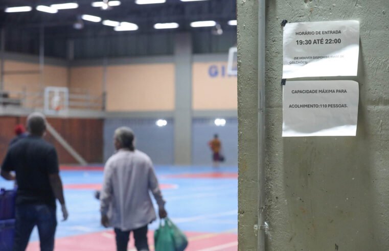 GDF acolhe mais de 2 mil pessoas em abrigo contra o frio na Asa Sul