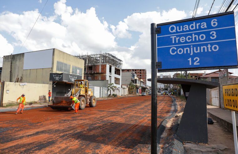 GDF inicia pavimentação da Avenida da Misericórdia, em Vicente Pires