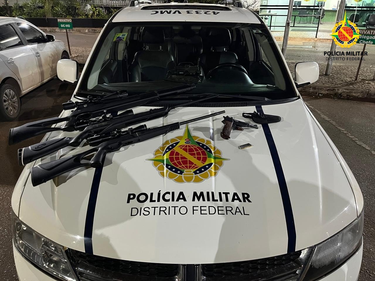 Homem é preso por porte ilegal de arma de fogo em Samambaia após denúncia de violência doméstica