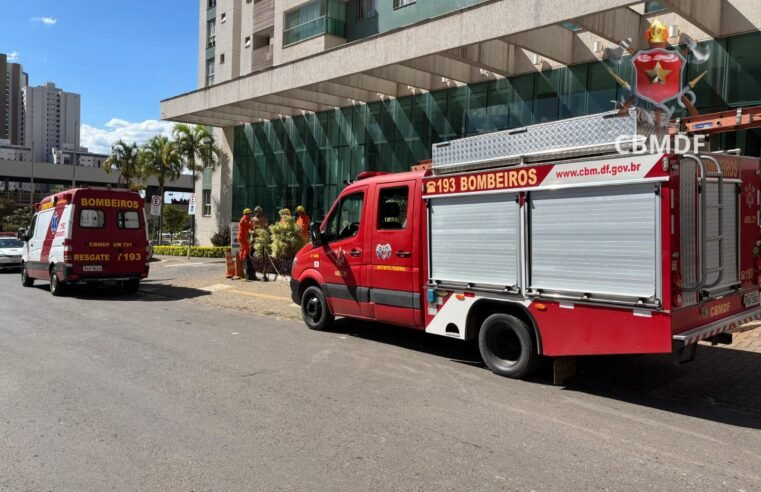 Homem pula do 1º andar para se salvar de um ataque com faca