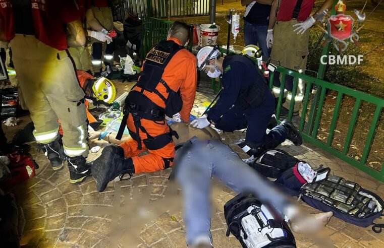 Homem sofre parada cardíaca na Torre de TV e é salvo após 50 minutos de reanimação