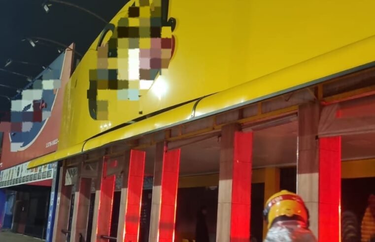 Incêndio atinge lanchonete em Ceilândia e mobiliza CBMDF