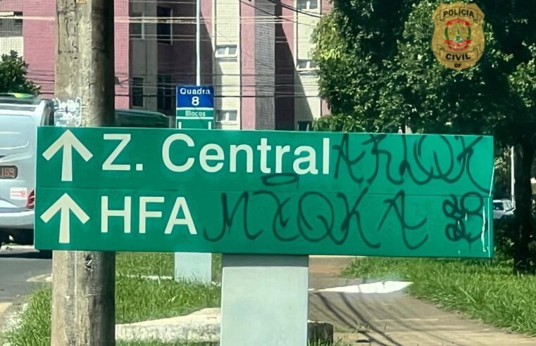 PCDF deflagra operação contra pichadores que causaram mais de R$ 1 milhão em prejuízos