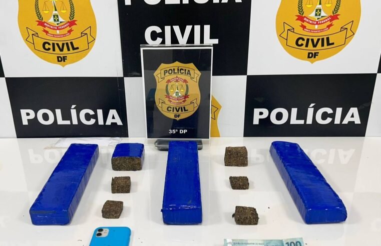 PCDF prende homem por tráfico em Sobradinho II