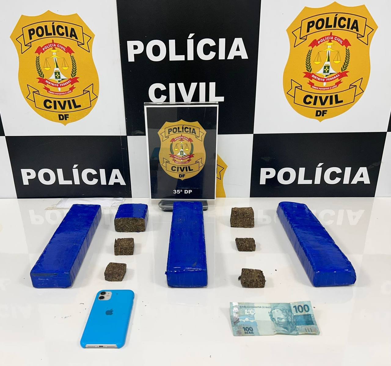 PCDF prende homem por tráfico em Sobradinho II PCDF prende homem por tráfico em Sobradinho II