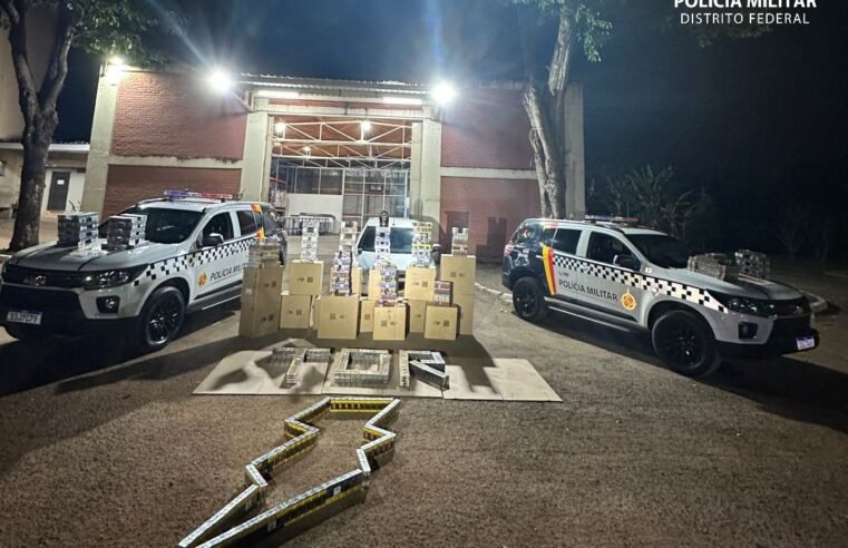 PMDF apreende 8 mil maços de cigarros contrabandeados em São Sebastião