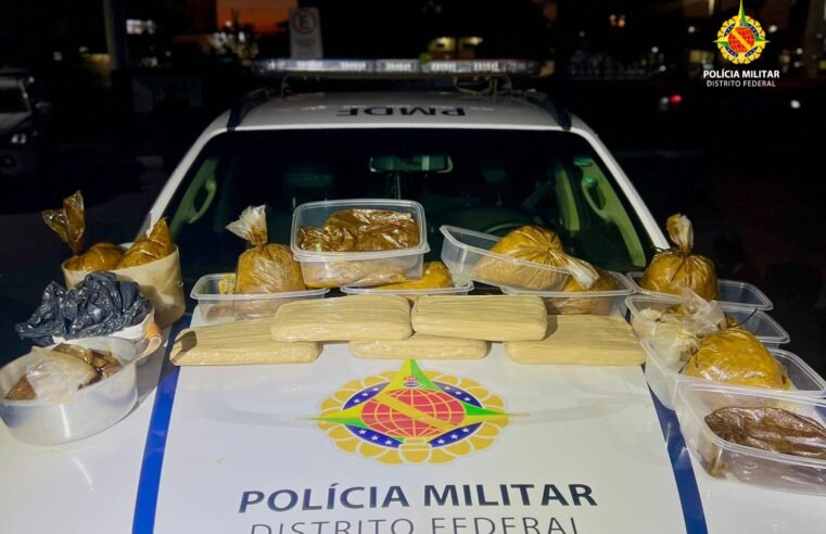 PMDF apreende drogas e desativa ponto de produção de haxixe no Recanto das Emas