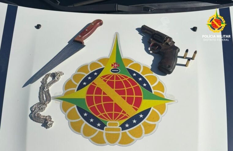 PMDF detém homem em surto psicótico armado no Riacho Fundo I