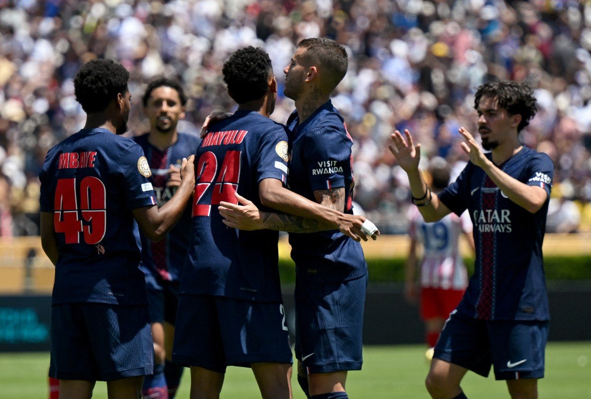 PSG goleia Atlético de Madrid em estreia na Copa do Mundo de Clubes