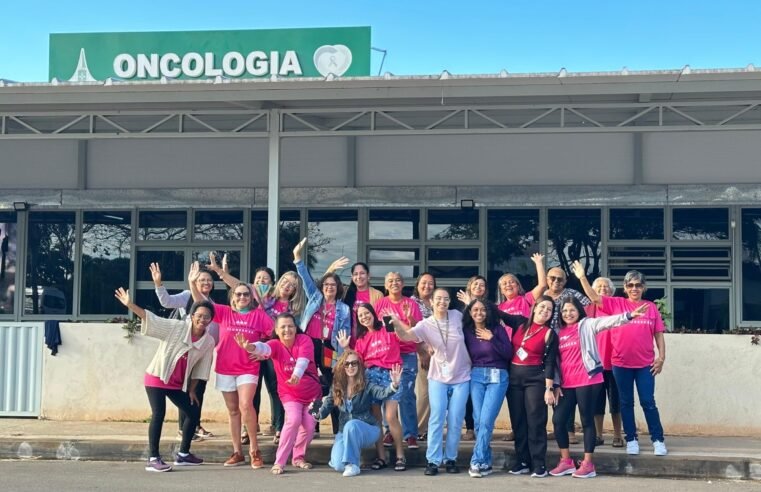 Pacientes oncológicas participam de piquenique terapêutico às margens do Lago Paranoá