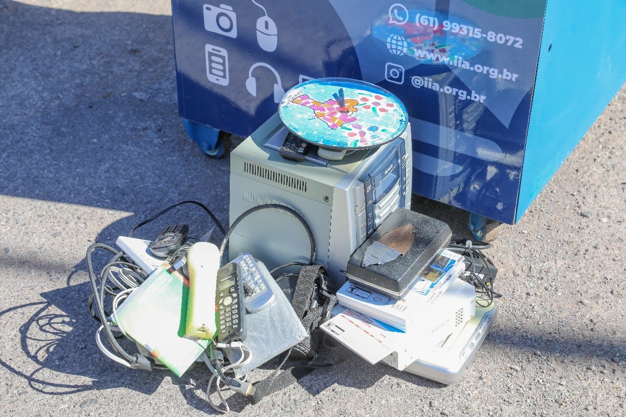 Parque da Cidade recebe ação de descarte consciente de eletrônicos