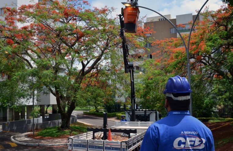 Plano Piloto recebe mutirão de manutenção na iluminação pública neste fim de semana