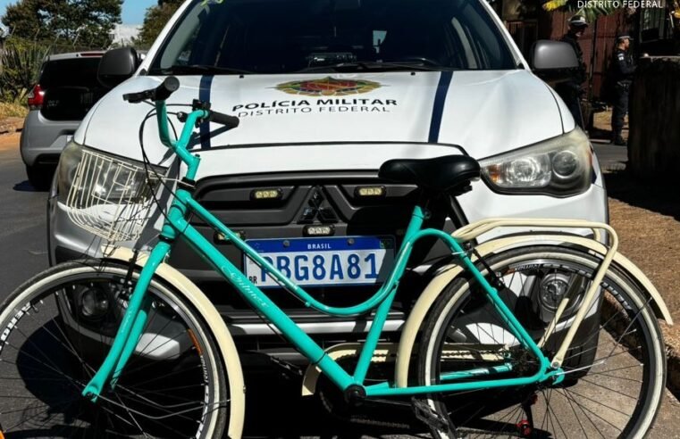 Polícia recupera bicicleta roubada que estava à venda em loja em Ceilândia