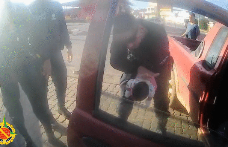 Policial militar recém-formado salva bebê engasgada na Cidade Estrutural