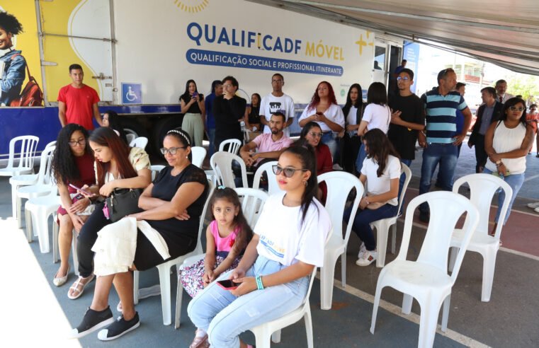 Programa QualificaDF Móvel oferece 1.012 vagas para diversos cursos de qualificação profissional