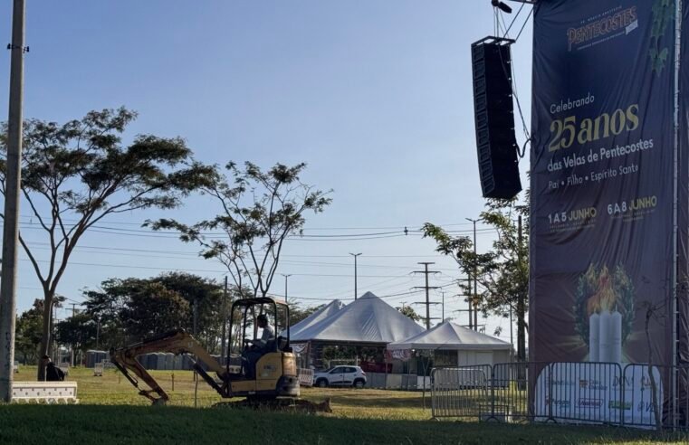 Taguaparque tem reforço na estrutura para receber Festa de Pentecostes