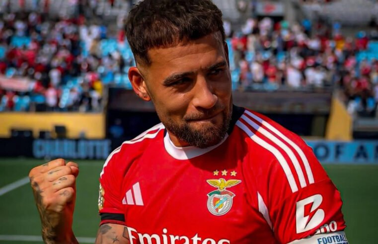 Zagueiro argentino Otamendi renova com o Benfica até 2026
