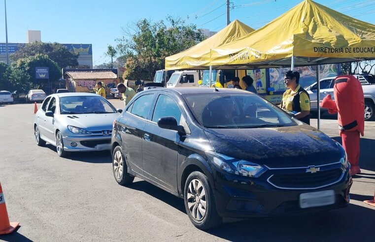 Avenida Hélio Prates, em Taguatinga, recebe ações educativas de trânsito
