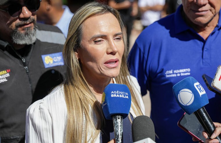 Celina Leão anuncia licitação para o Pôr do Sol durante visita às obras no Sol Nascente