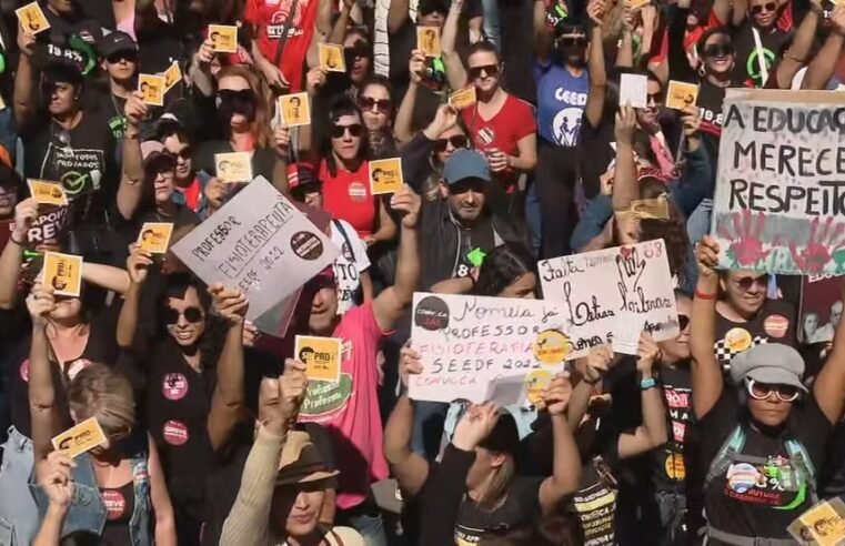 Greve dos professores: Calendário de reposição é definido 
