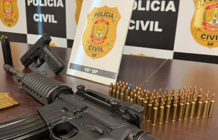 Operação da Polícia Civil apreende arsenal irregular com ex-CACs em Planaltina