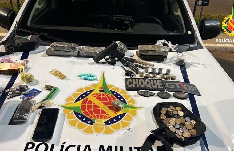 PMDF prende homem por tráfico de drogas no Areal