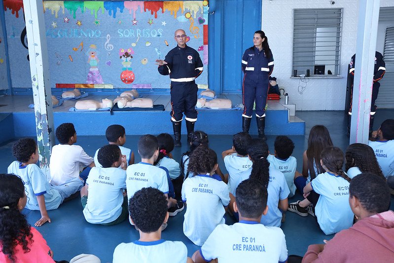 Projeto Samuzinho leva orientações sobre primeiros-socorros às escolas do Distrito Federal