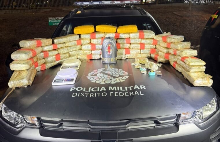 ROTAM apreende cerca de R$ 600 mil em drogas e prende dois homens em Samambaia