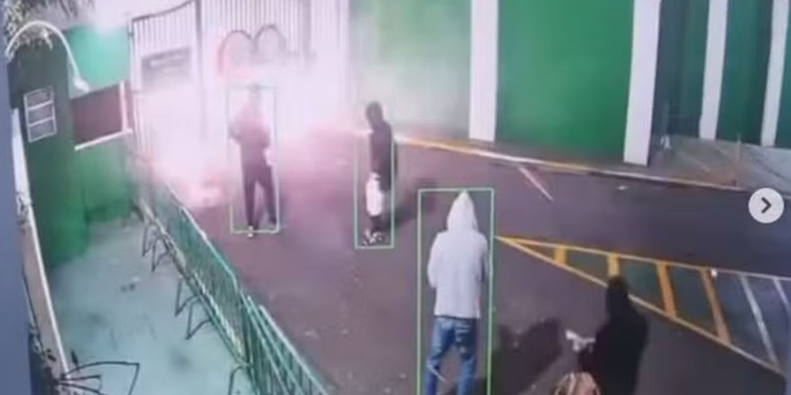 Academia de Futebol do Palmeiras foi atacada na madrugada de domingo Academia de Futebol do Palmeiras foi atacada na madrugada de domingo