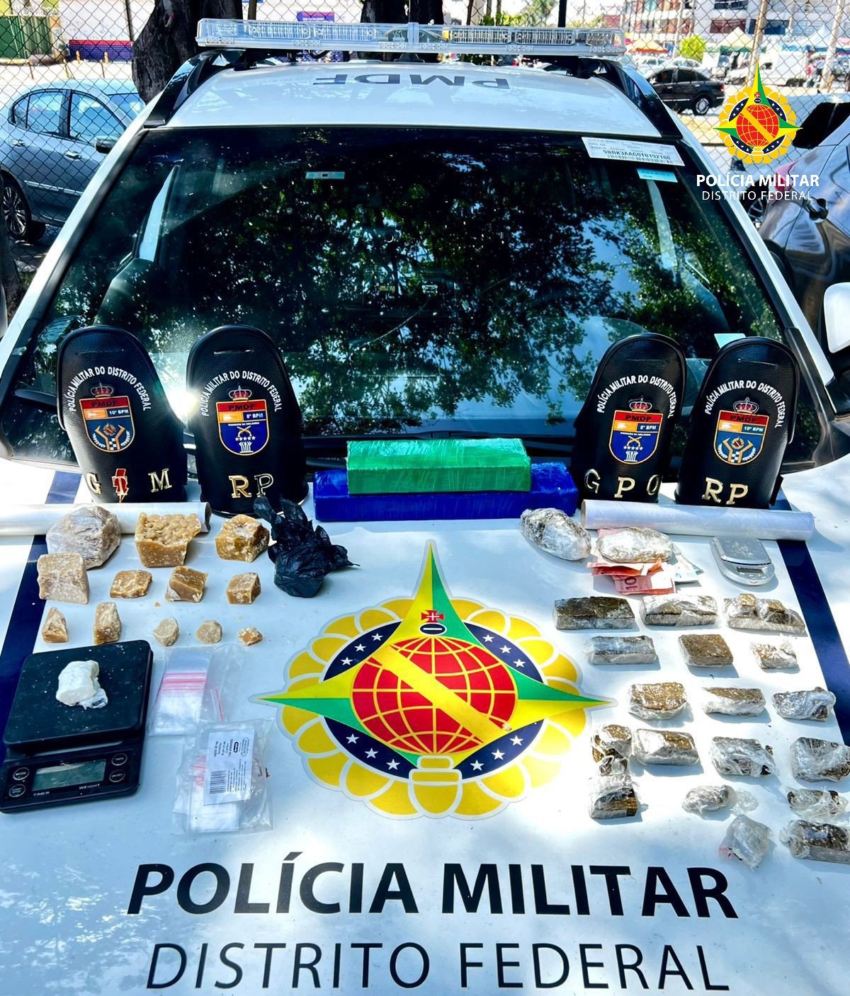 Ação da PM em Ceilândia resulta na apreensão de drogas após denúncia de agressão
