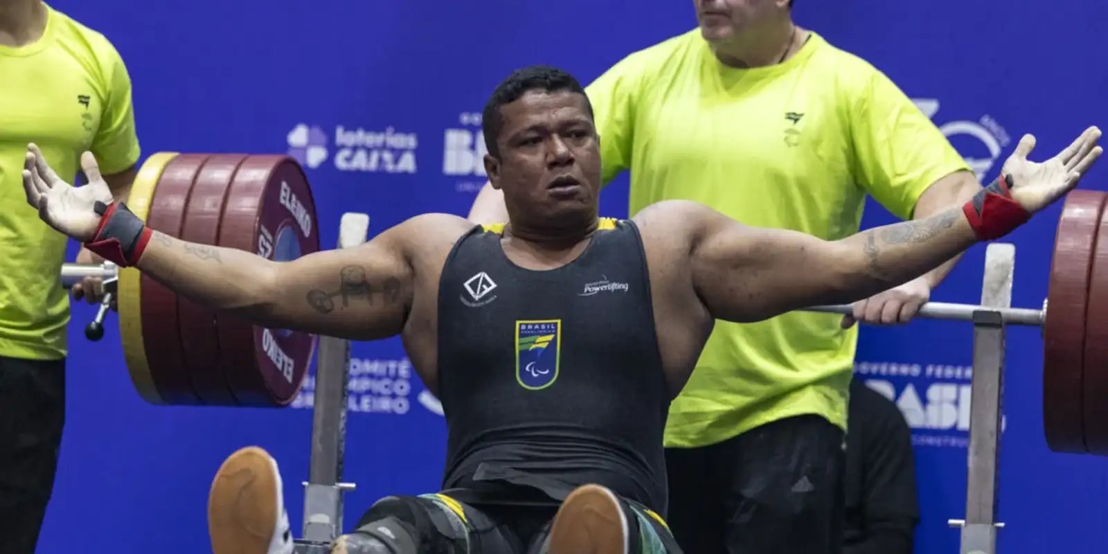 Brasil chega a 6 ouros em Copa do Mundo de halterofilismo paralímpico Brasil chega a 6 ouros em Copa do Mundo de halterofilismo paralímpico