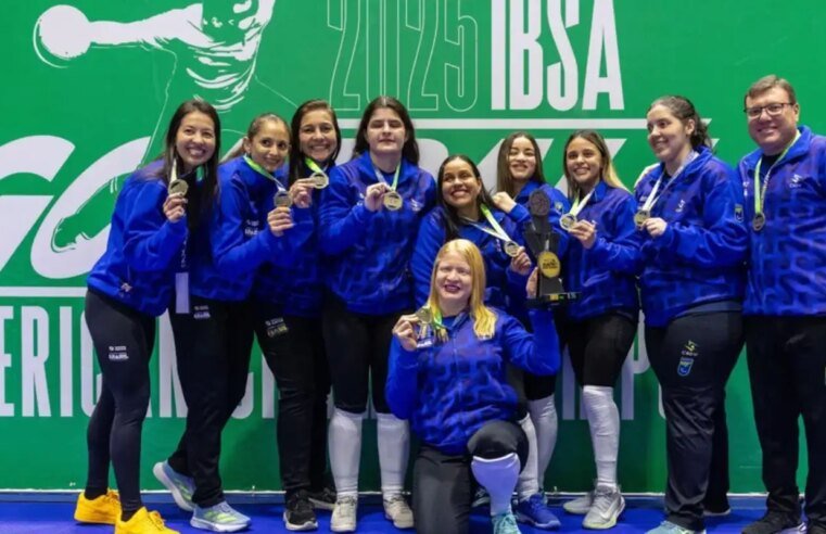 Brasil é campeão das Américas no goalball masculino e no feminino