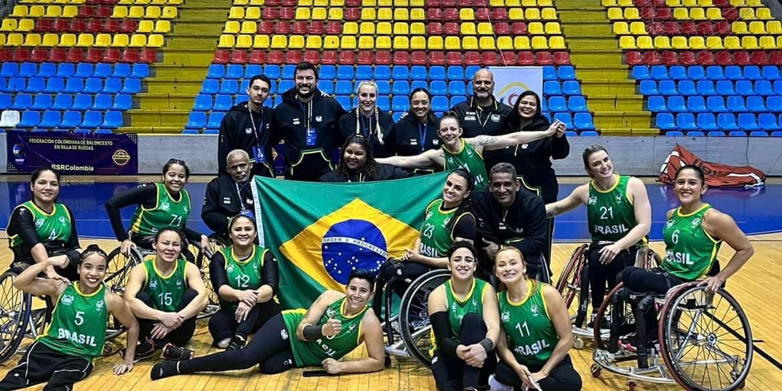 Brasil é vice-campeão na Copa América de basquete em cadeira de rodas