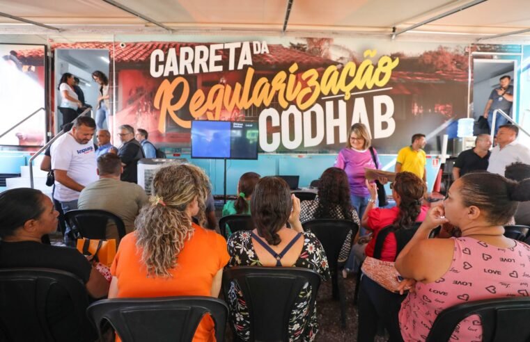 Carreta da Regularização Fundiária atende moradores de Samambaia até outubro
